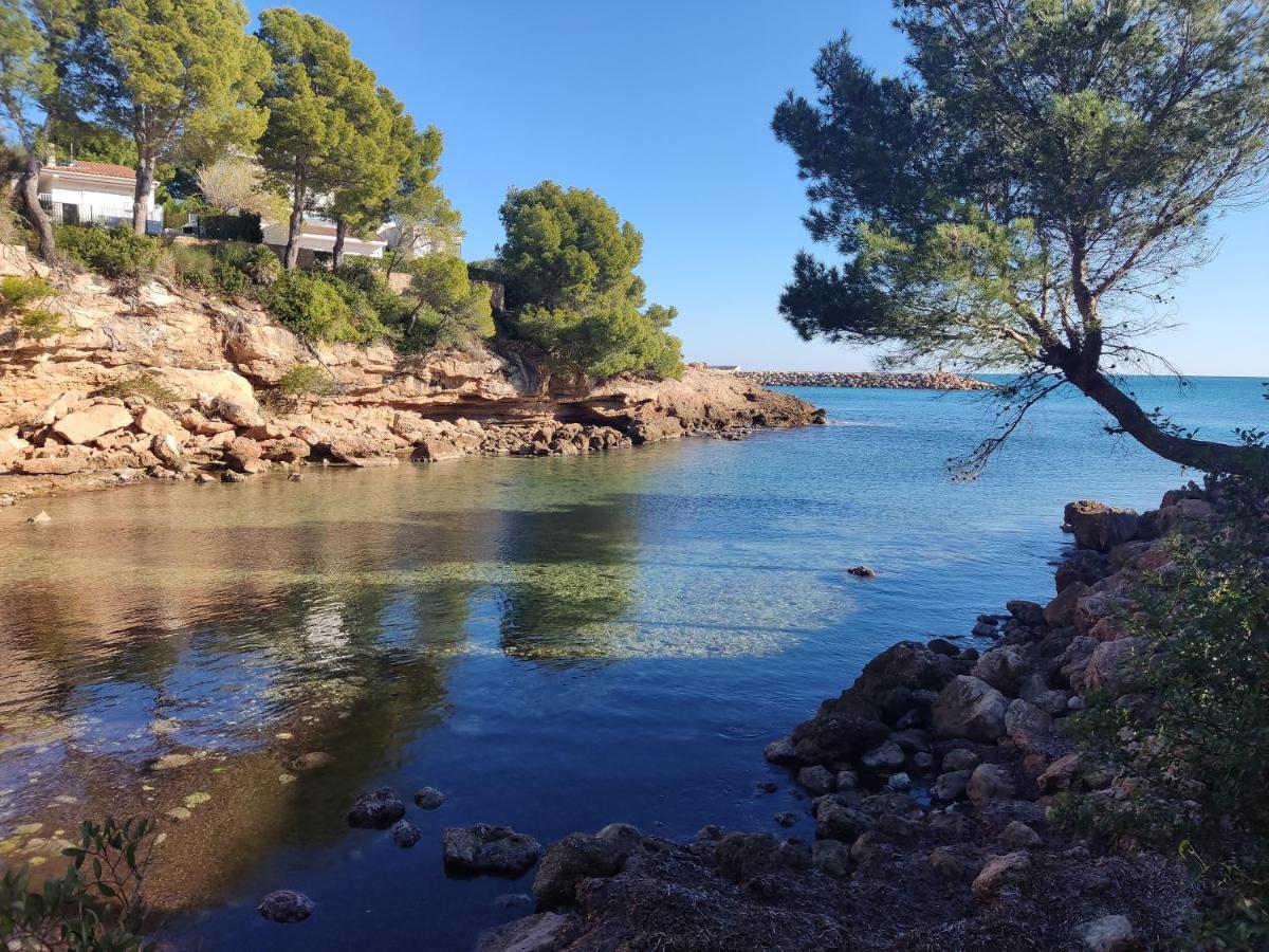 Paraíso en Cala Llobeta Calafat Exterior foto